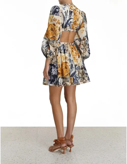 Aliane Cut Out Short Dress