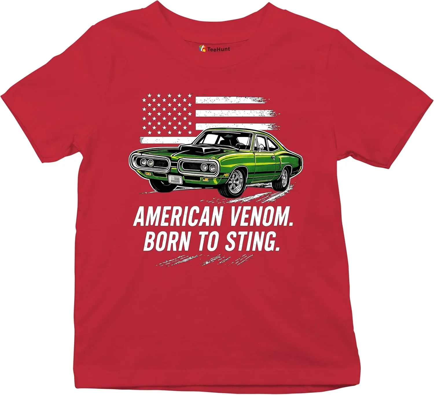 American Venom Muscle Car Youth Short Sleeve T-Shirt
