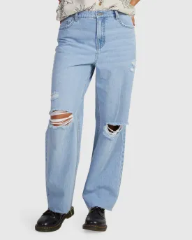Anthem Ripped Denim Jeans - Ice Blue
