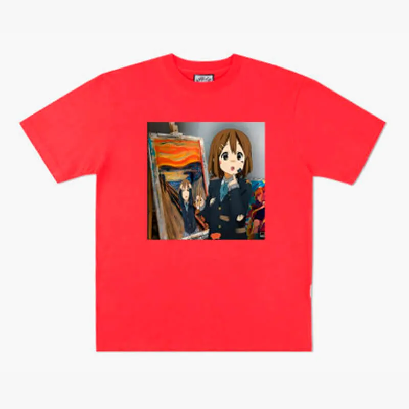 benpaolv Animecore K-On Yuri Scream Painting T-Shirt
