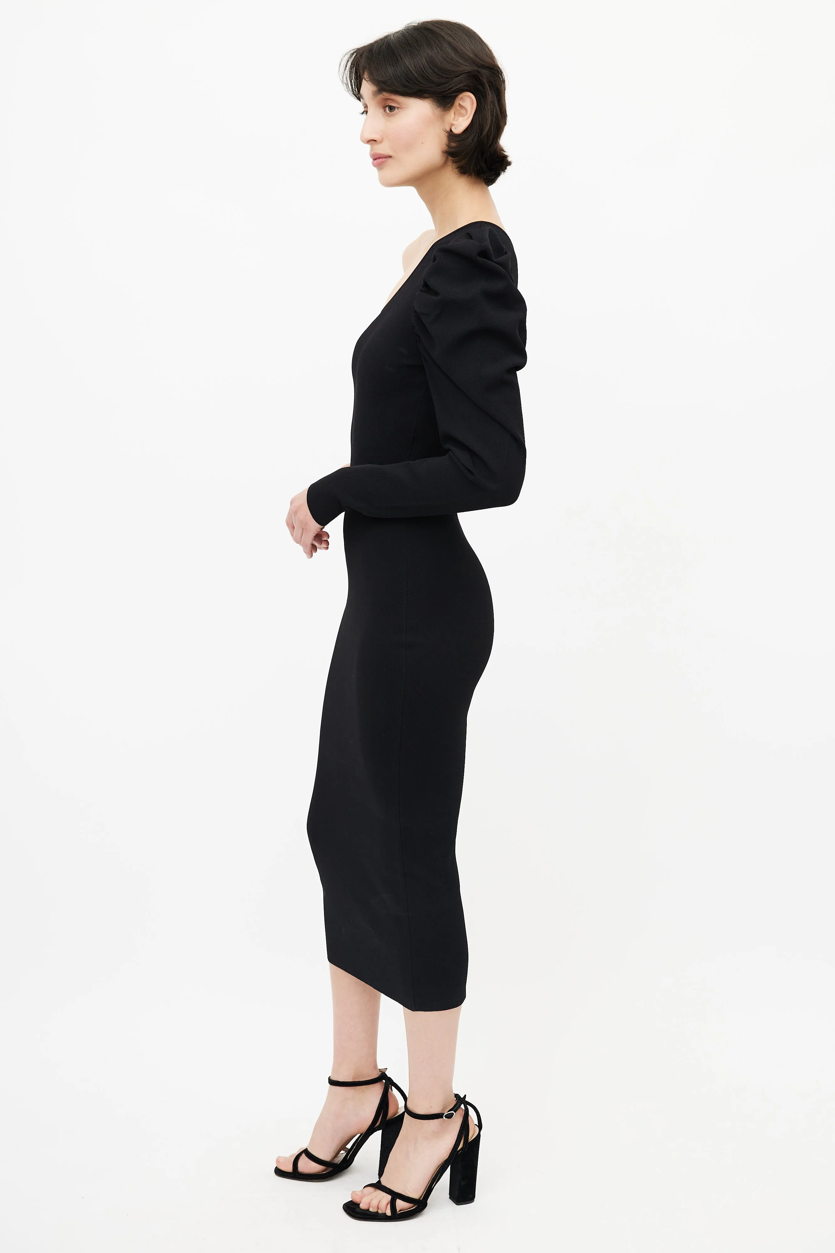 Black One Shoulder Dress