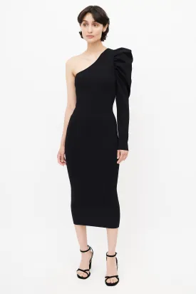 Black One Shoulder Dress