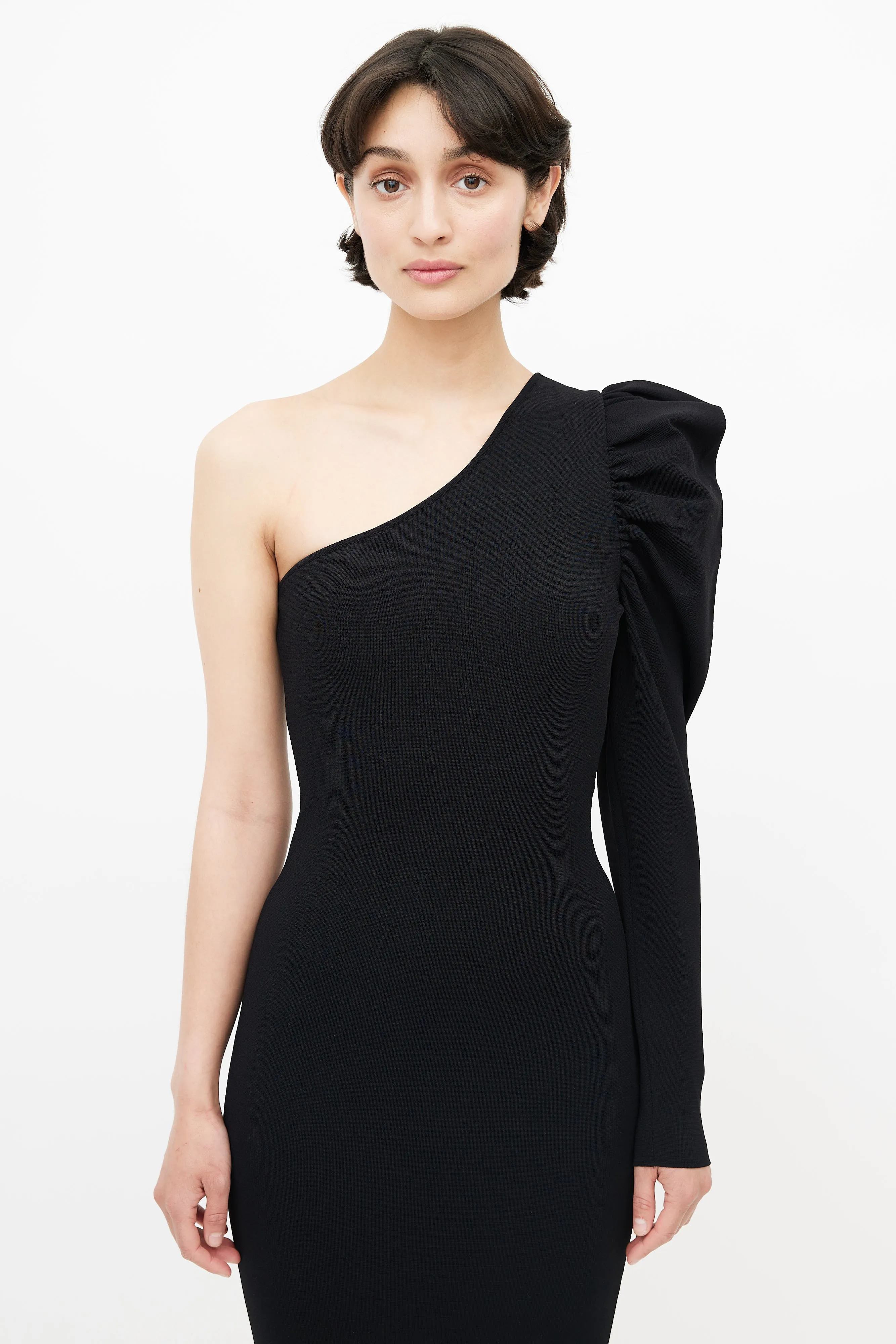 Black One Shoulder Dress