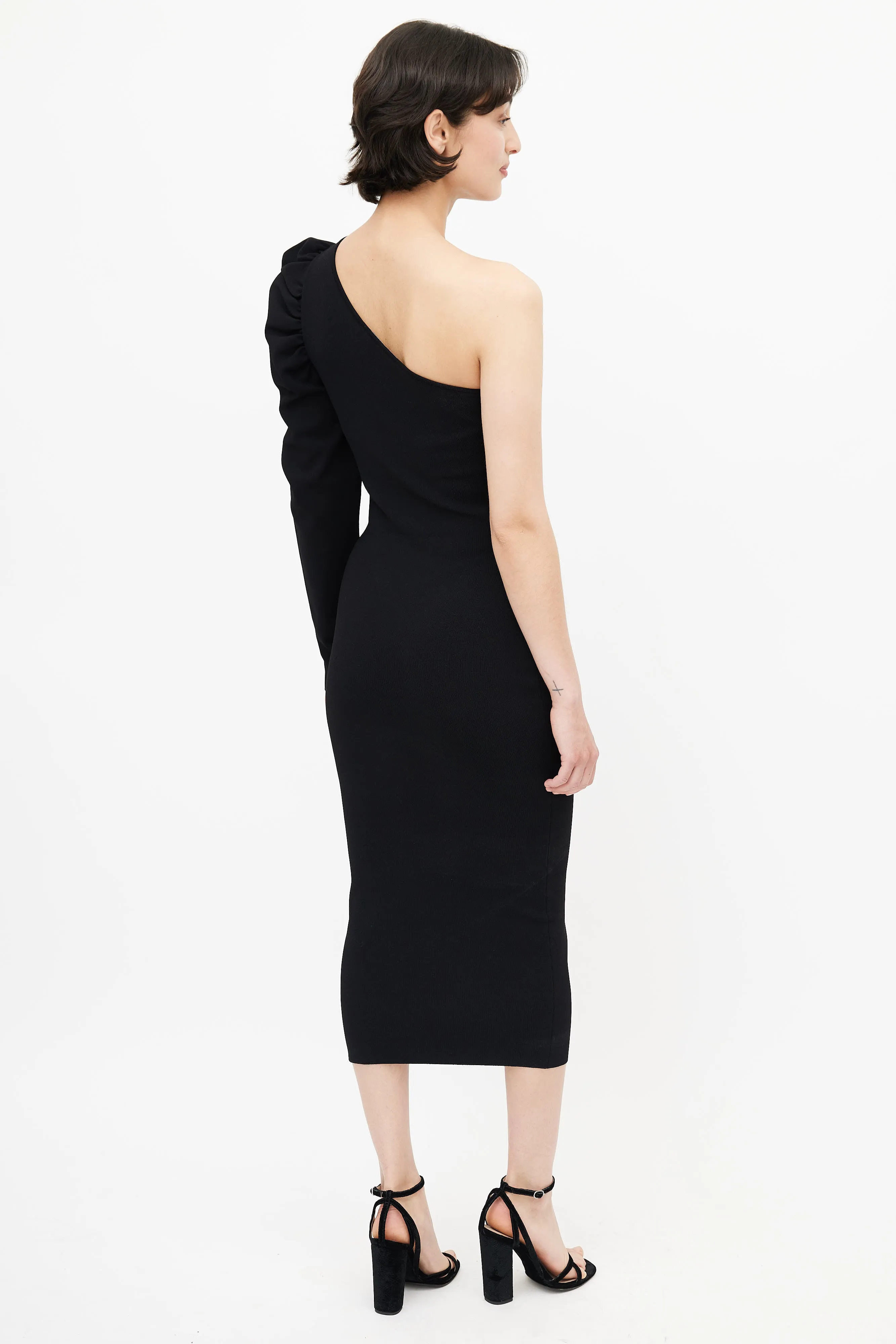 Black One Shoulder Dress