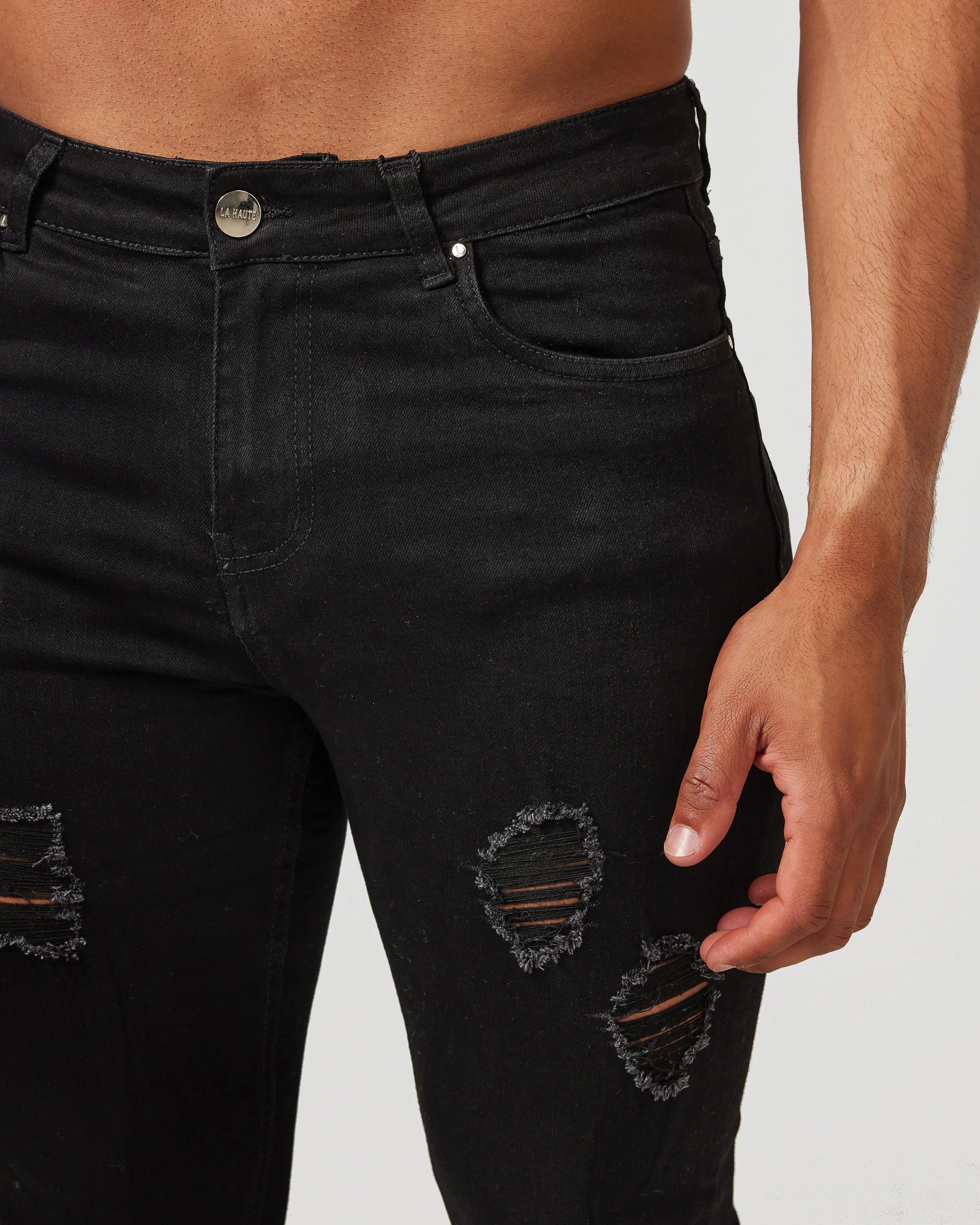 Black Ripped Jeans