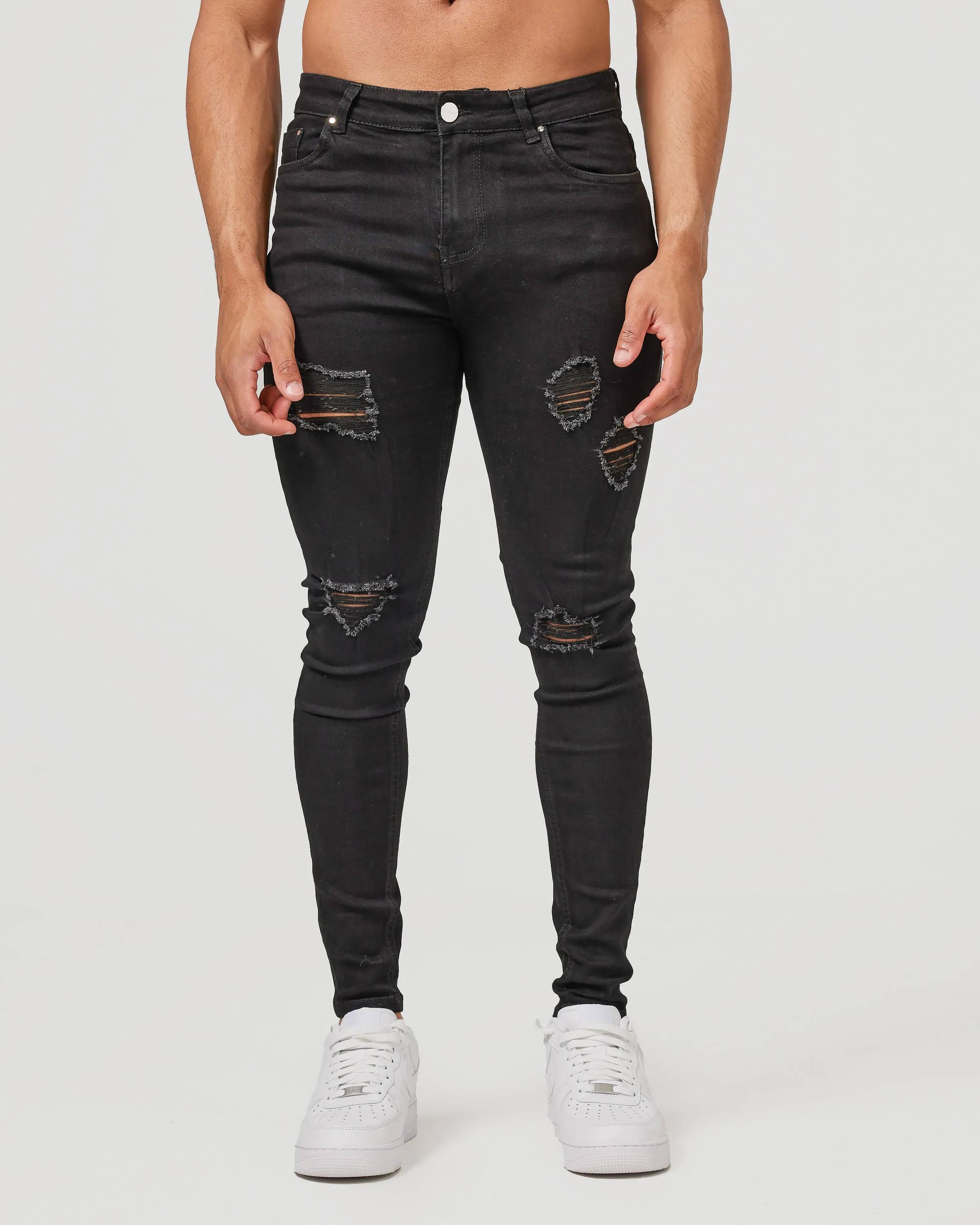Black Ripped Jeans