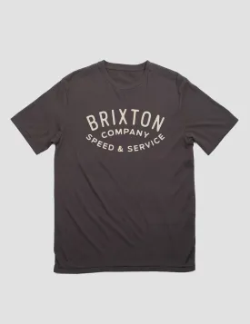Brixton Gasket Premium T-Shirt - Washed Black