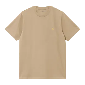 Carhartt WIP S/S Chase T-Shirt - Sable / Gold