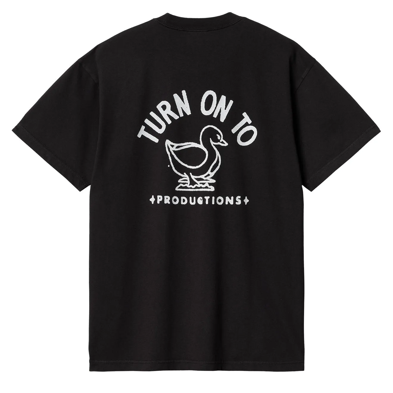 Carhartt WIP  S/S Stamp T-Shirt Black / White