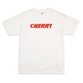 Cherry Logo / White T-shirt