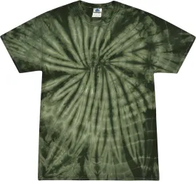 Colortone Spider Tie Dye T-Shirts for Men and Women - Unisex Short Sleeve Tie-Dye T Shirts for Adults