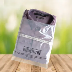 Compostable Transparent Garment Bags - 15x16 2 inch Flap, 1000pcs