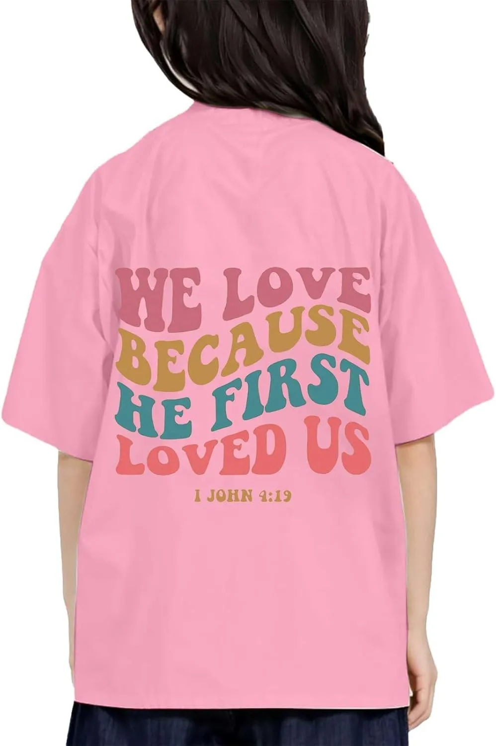Cute Clothes for Girls 10-12 Summer Preppy Tshirts 2025 Round Neck Short Sleeved Letter Print Graphic Tees