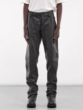 Deer Leather Trousers (JLR2-DEER-BLACK)
