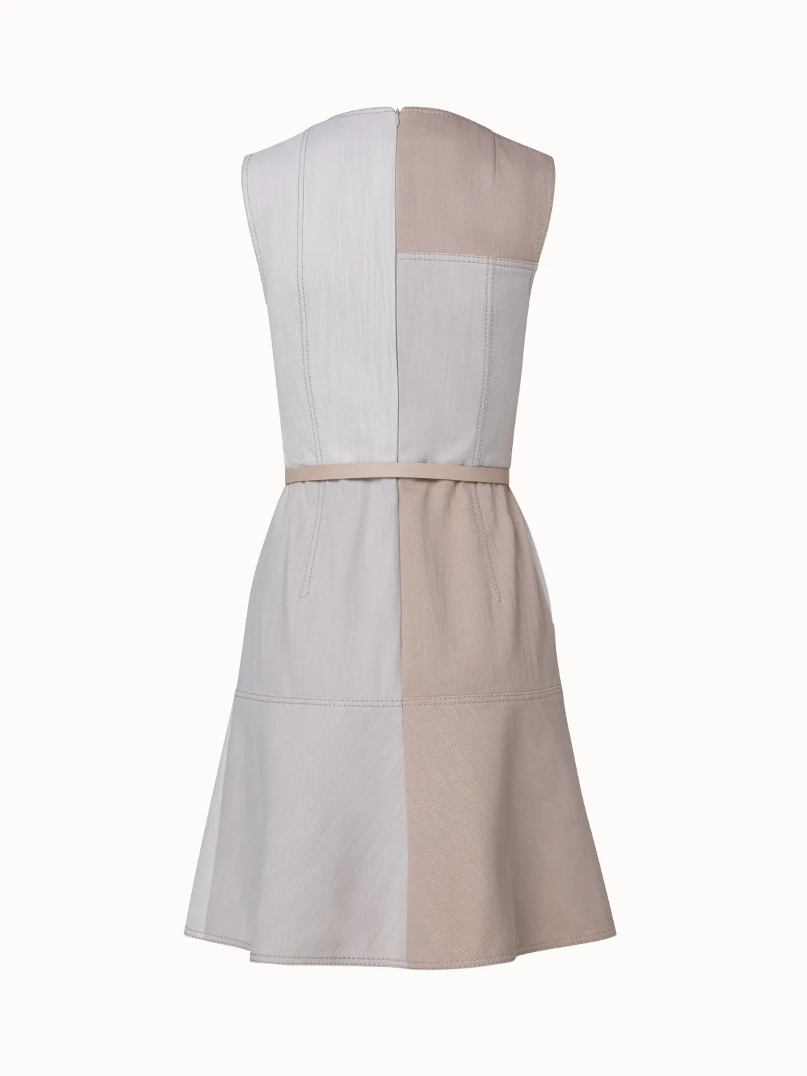 Denim Patchwork Dress