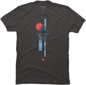 Design By Humans Men's Abstract Nature by airiestudio T-Shirt - -
