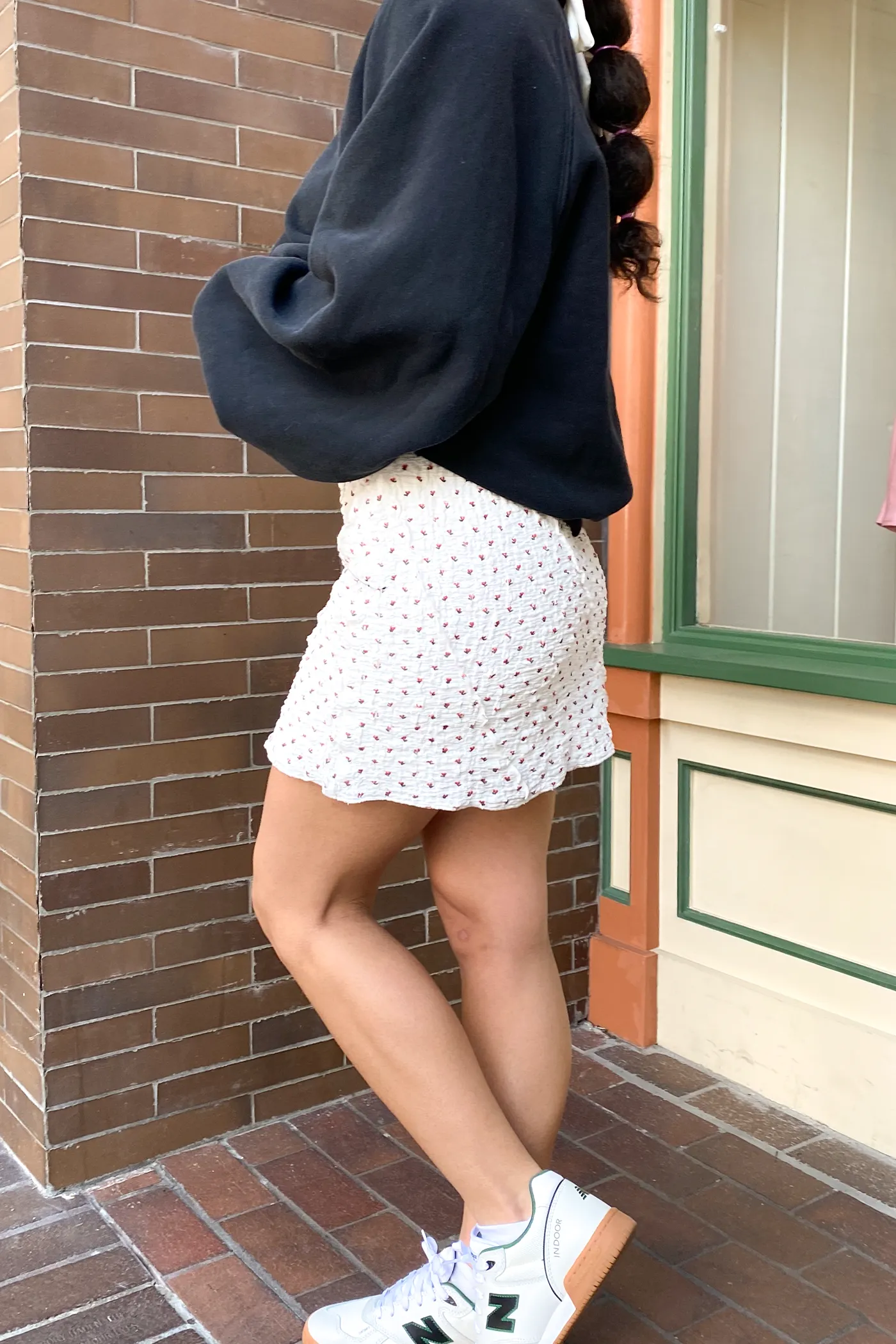 Floral Textured Skirt