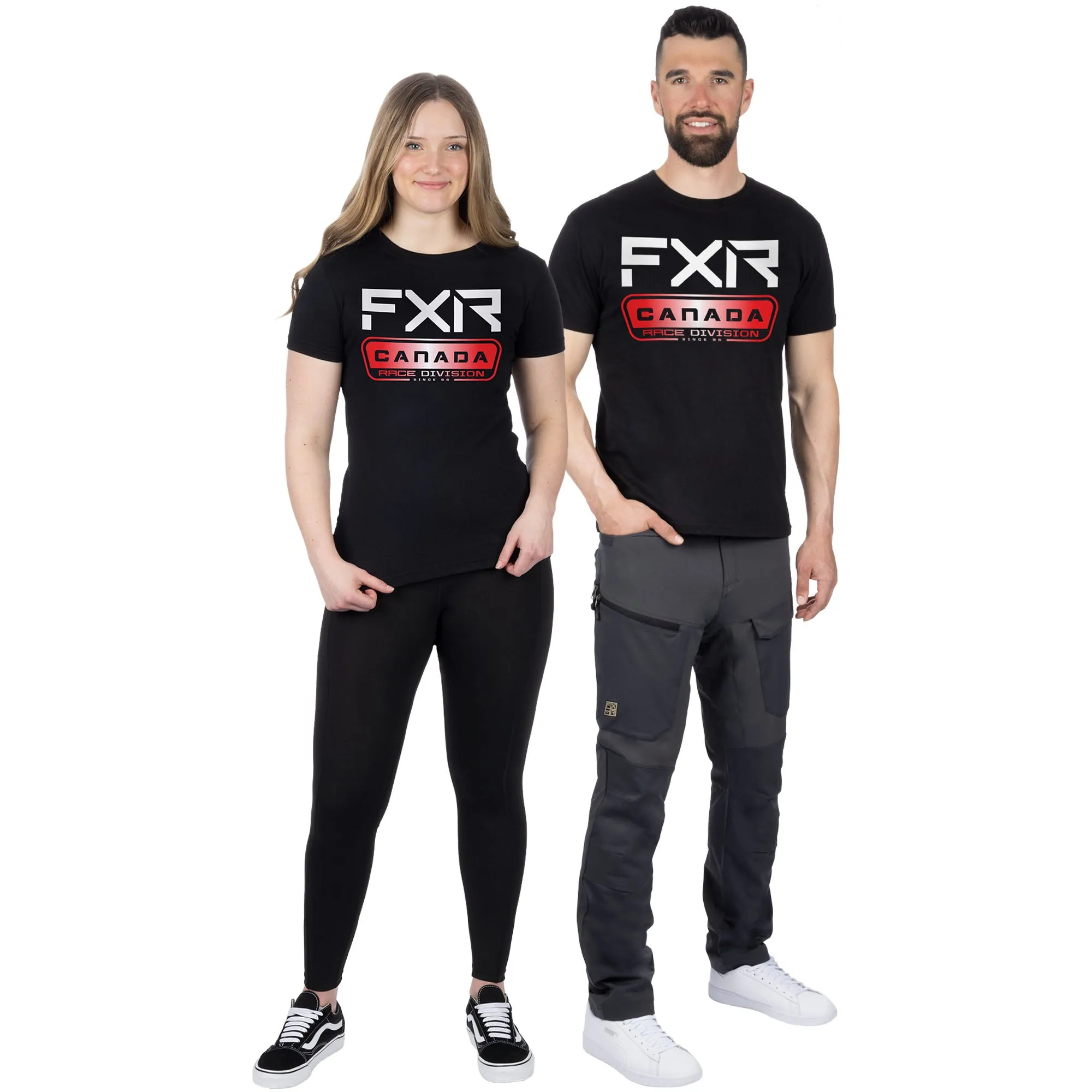 FXR International Race Premium T-Shirt Canada Black
