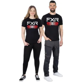 FXR International Race Premium T-Shirt Canada Black