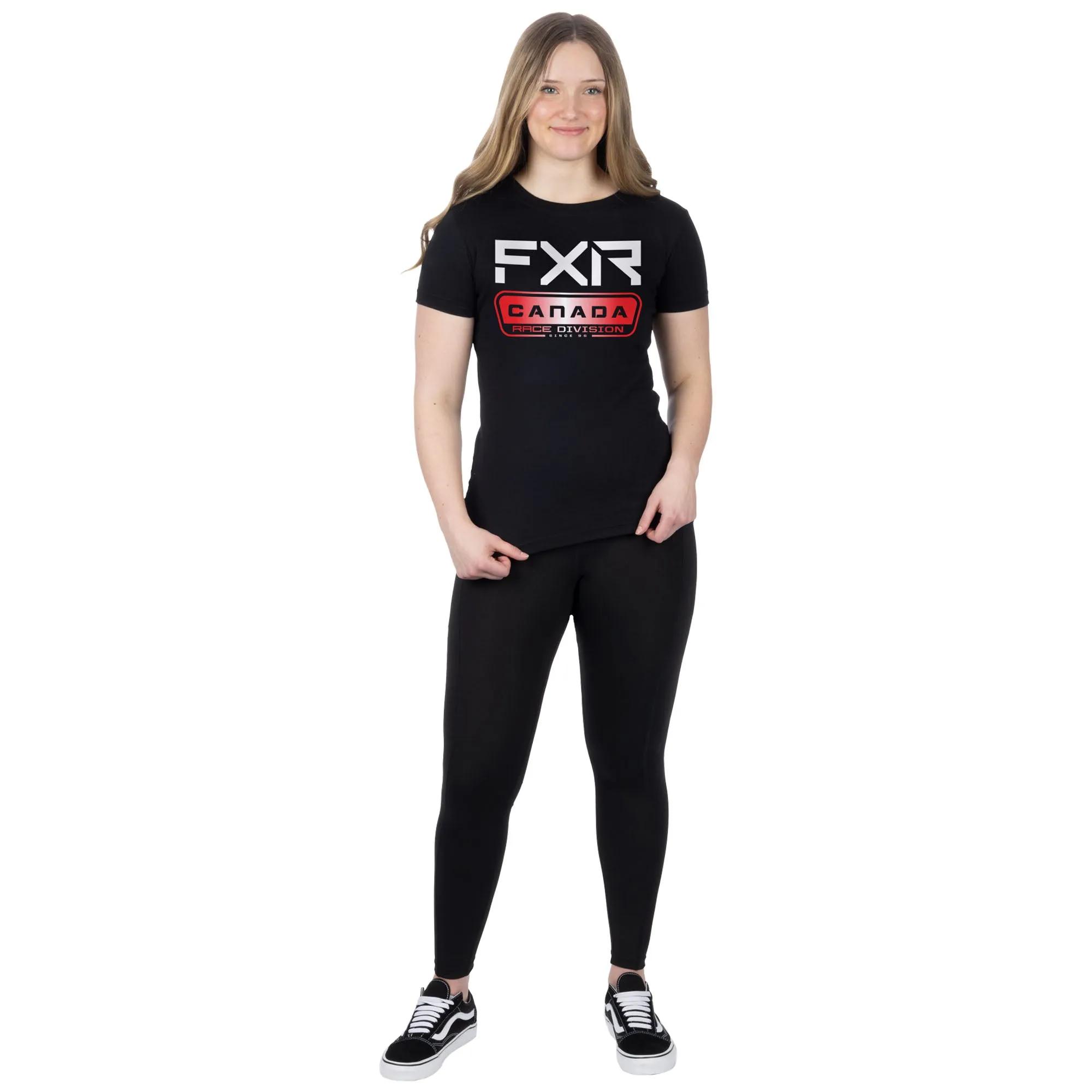 FXR International Race Premium T-Shirt Canada Black