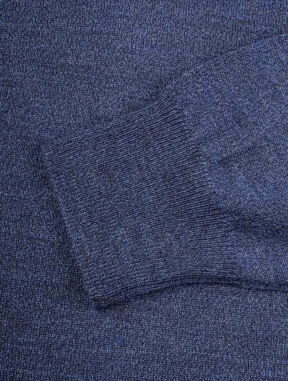 Half Zip Knitwear Blue