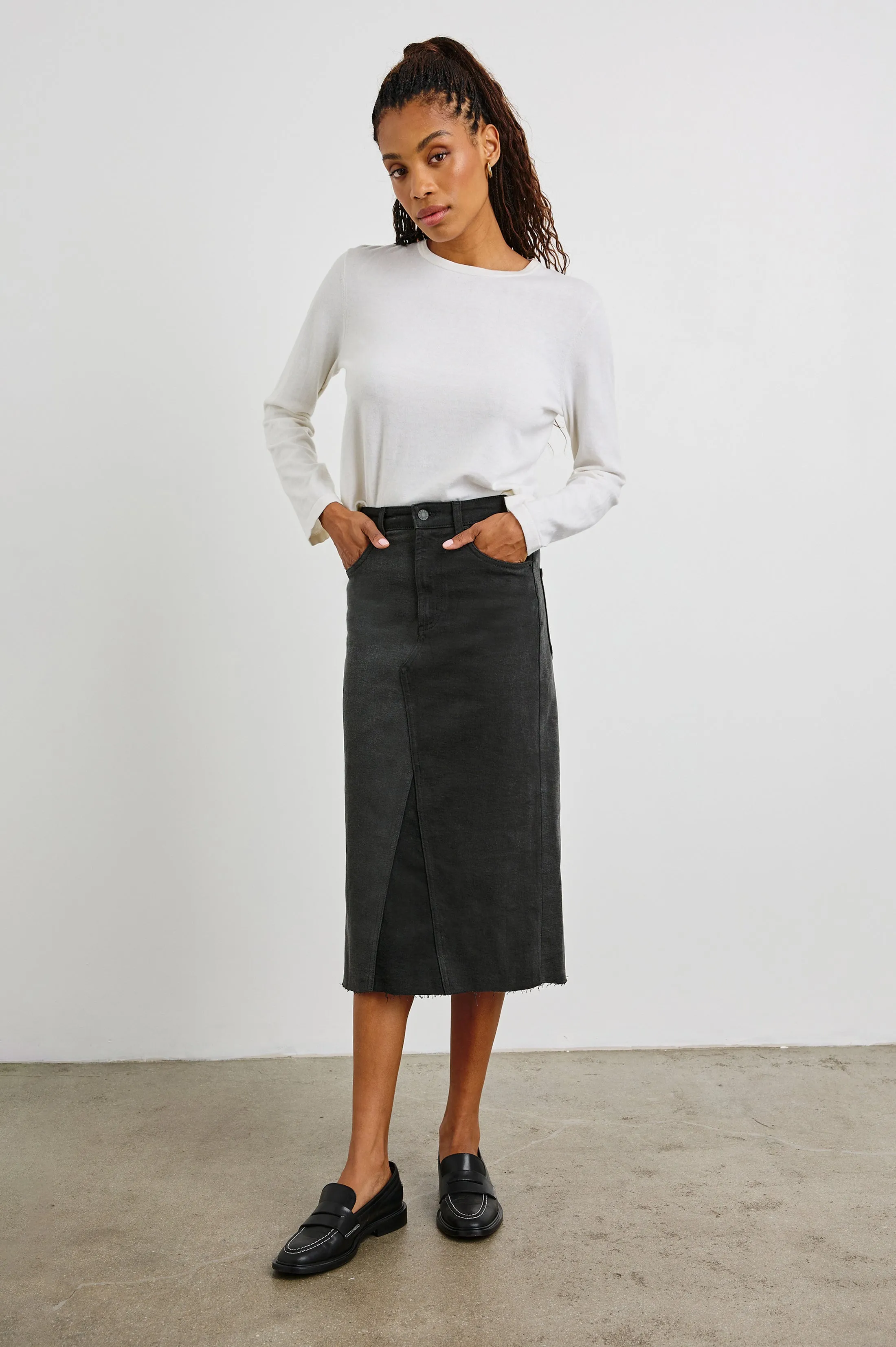 HIGHLAND SKIRT - BLACK PATCHWORK