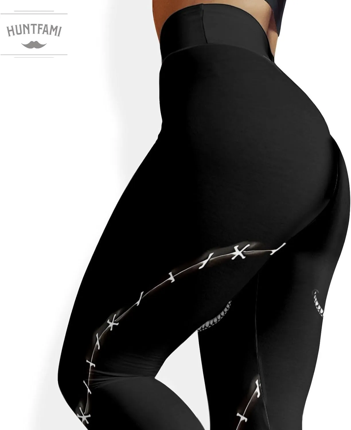 HUNTFAMI Leggings for Women, Workout Running Yoga Leggings for Women,Yoga Pants for Yoga Workout Gym