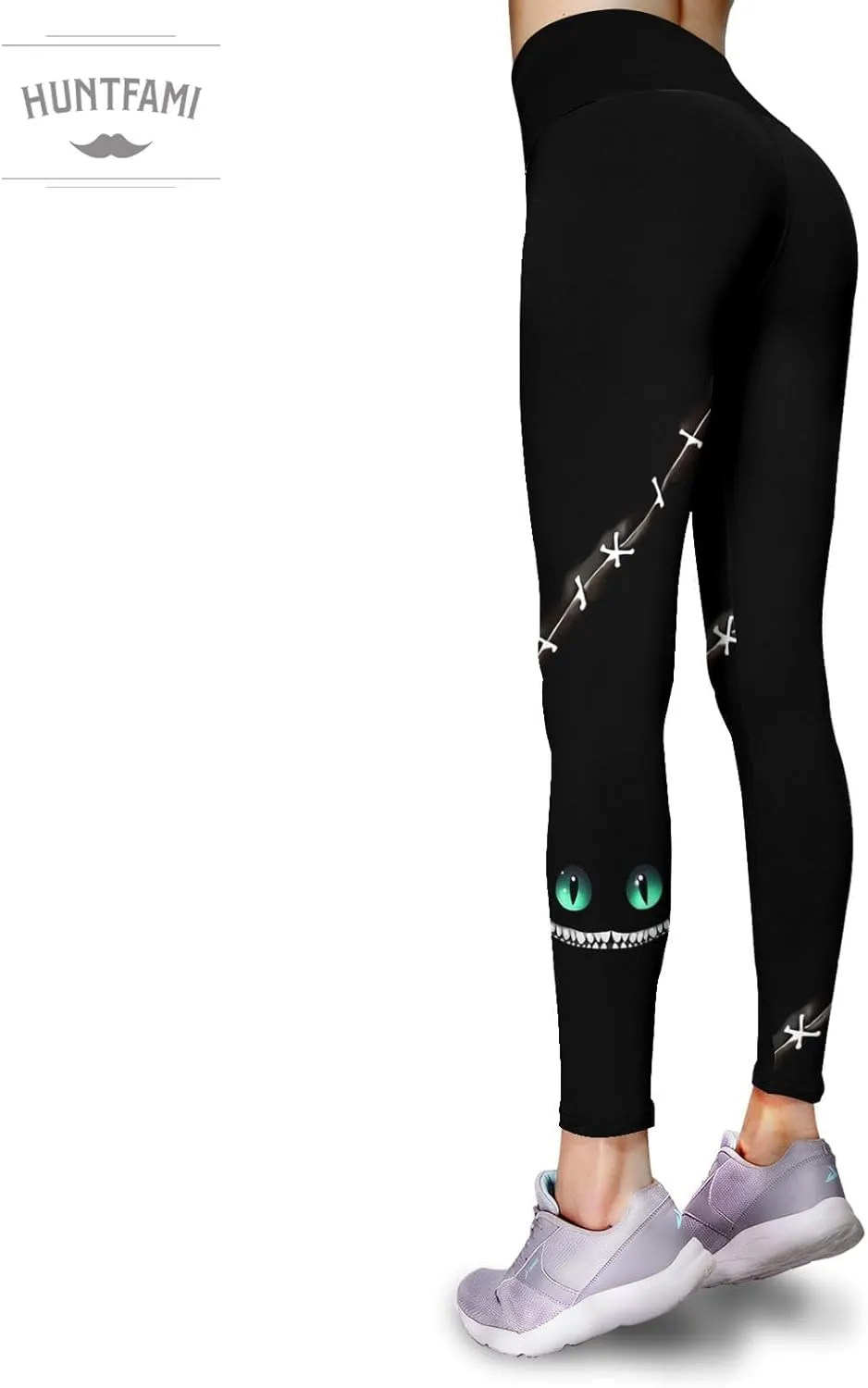 HUNTFAMI Leggings for Women, Workout Running Yoga Leggings for Women,Yoga Pants for Yoga Workout Gym
