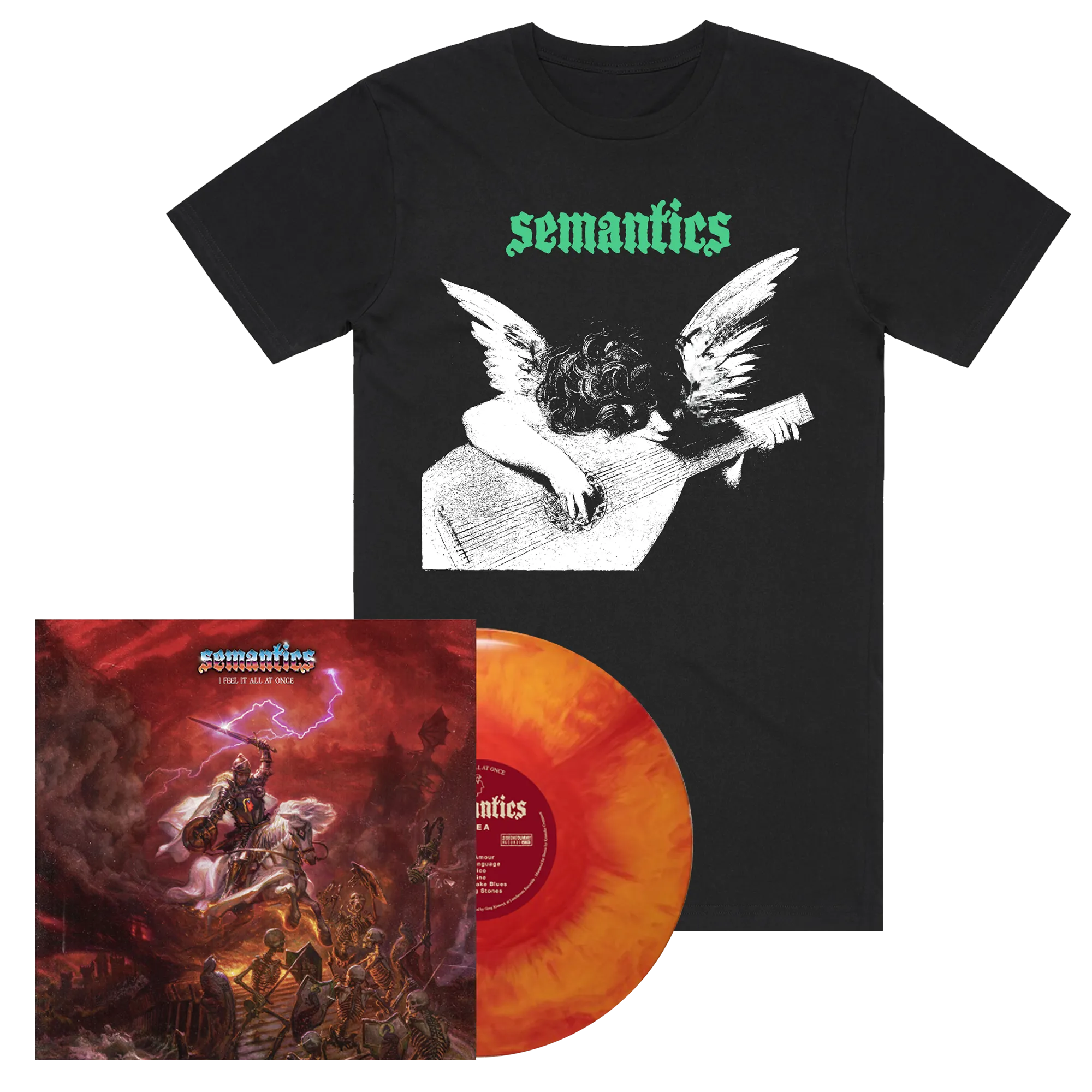 I Feel It All At Once LP   T-Shirt Bundle