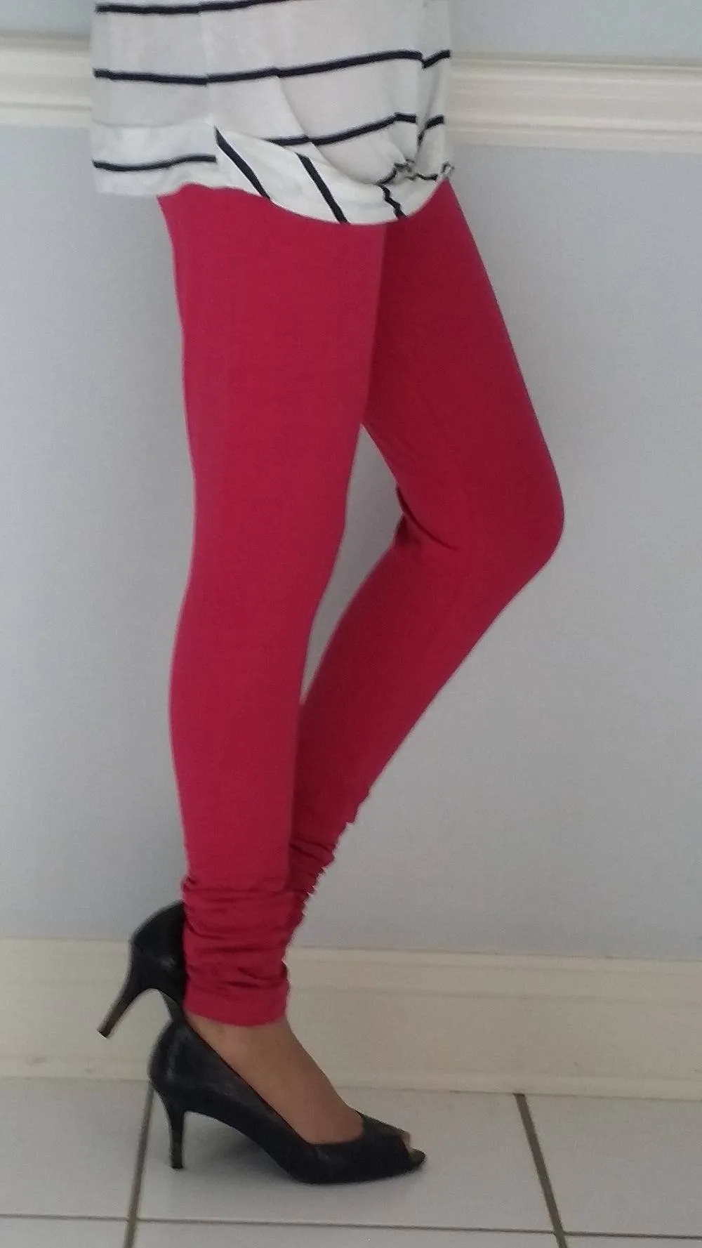 Leggings - Churidar - Dark Pink