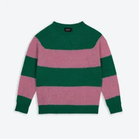Lowie Pixie   Pink Stripe Scottish Jumper