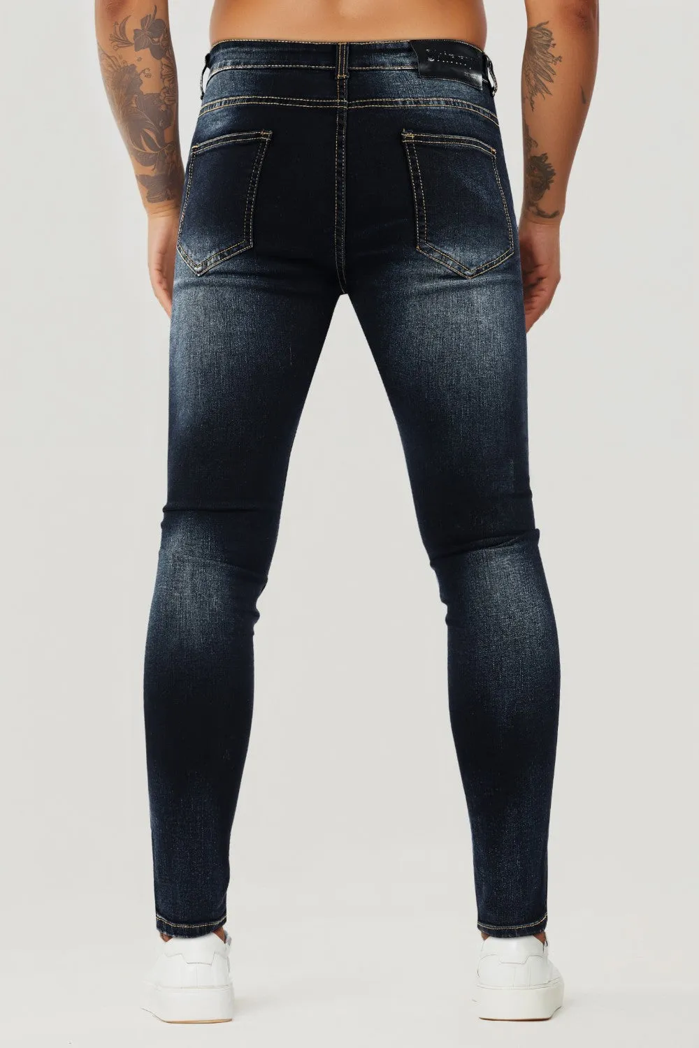 Men's Vintage Skinny Jean - Dark Blue