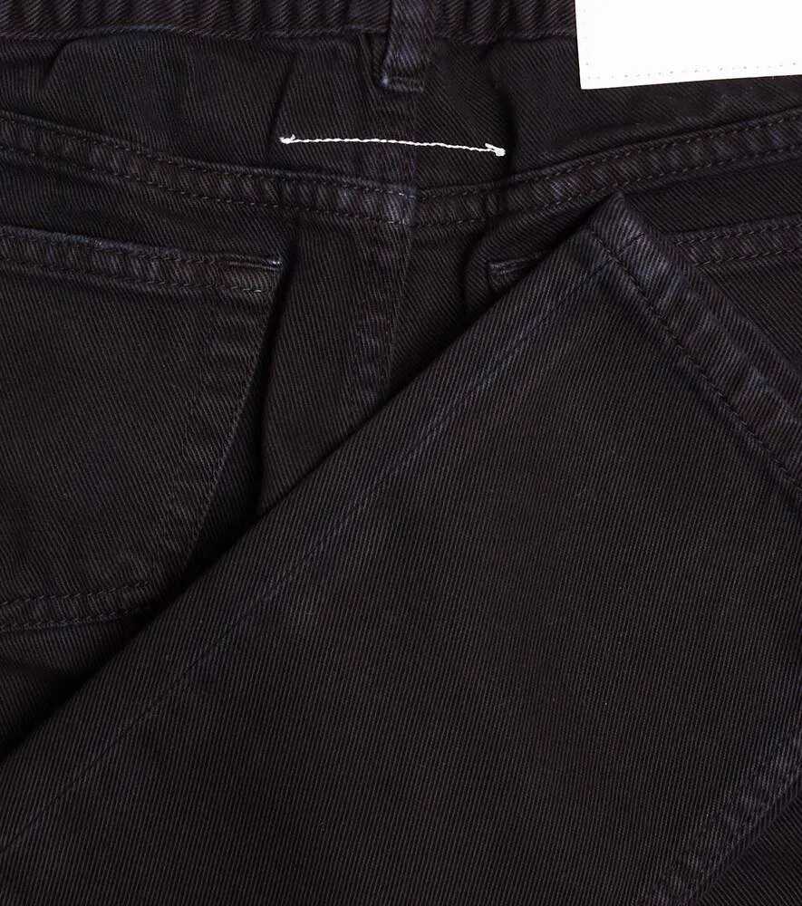 MM6 Maison Margiela Ripped Straight Fit Jeans, Black