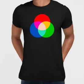 Modern Geometric Elements - Line Dots & Shapes Printed t-shirts Unisex Sample 07