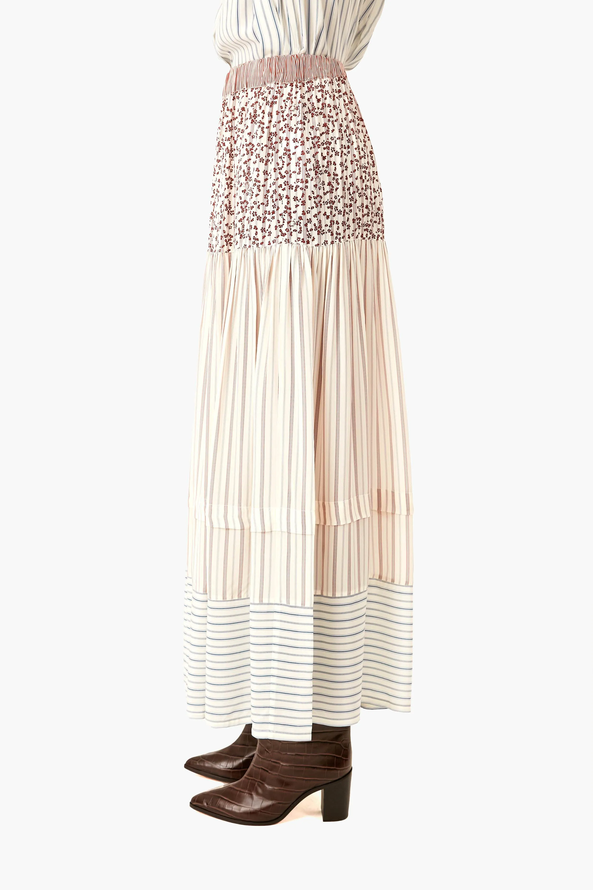Multicolor Kim Patchwork Skirt