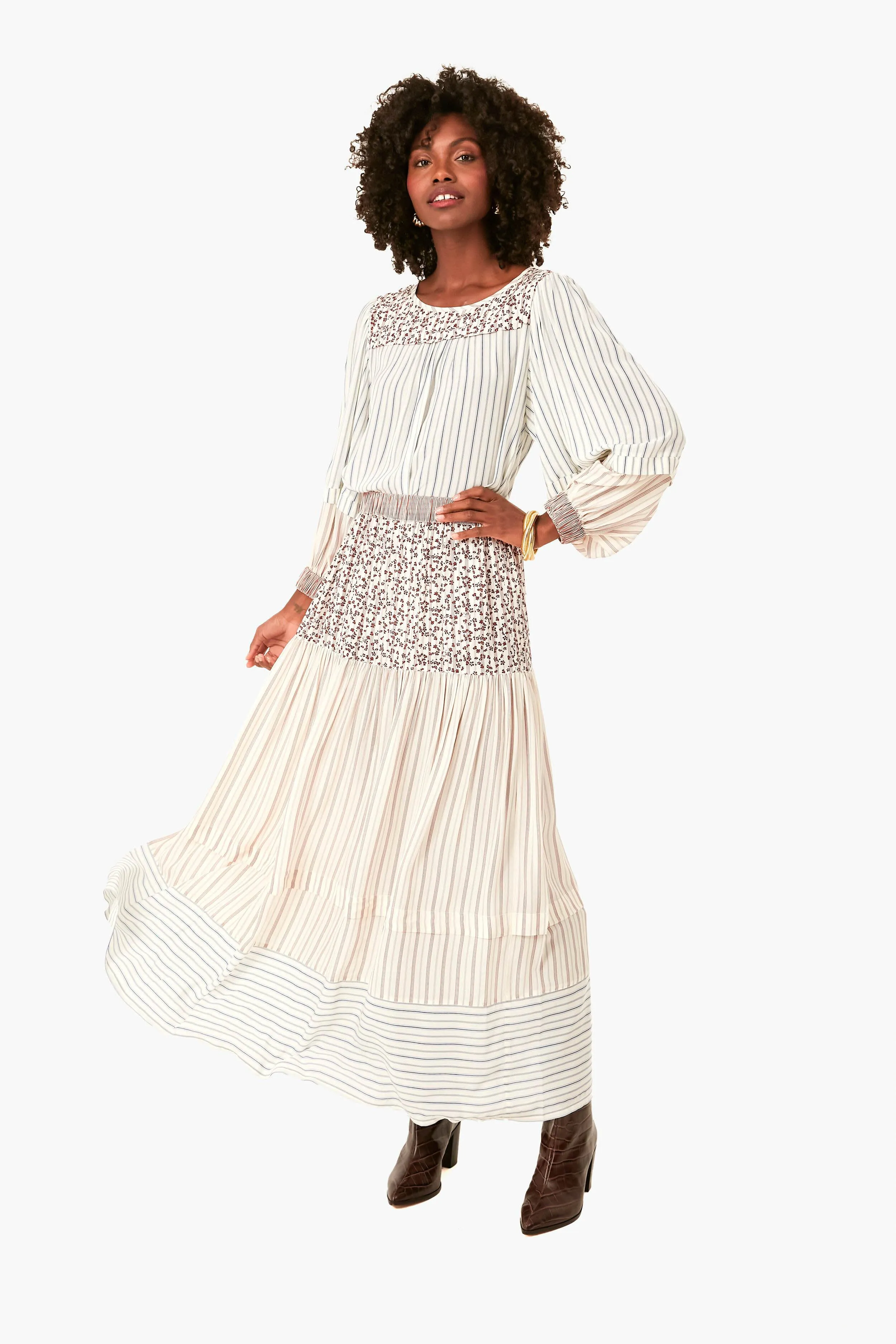 Multicolor Kim Patchwork Skirt