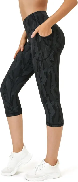 Munvot Womens Leggings Tummy Control Yoga Pants,Capri Leggings for Women high Waisted Leggings