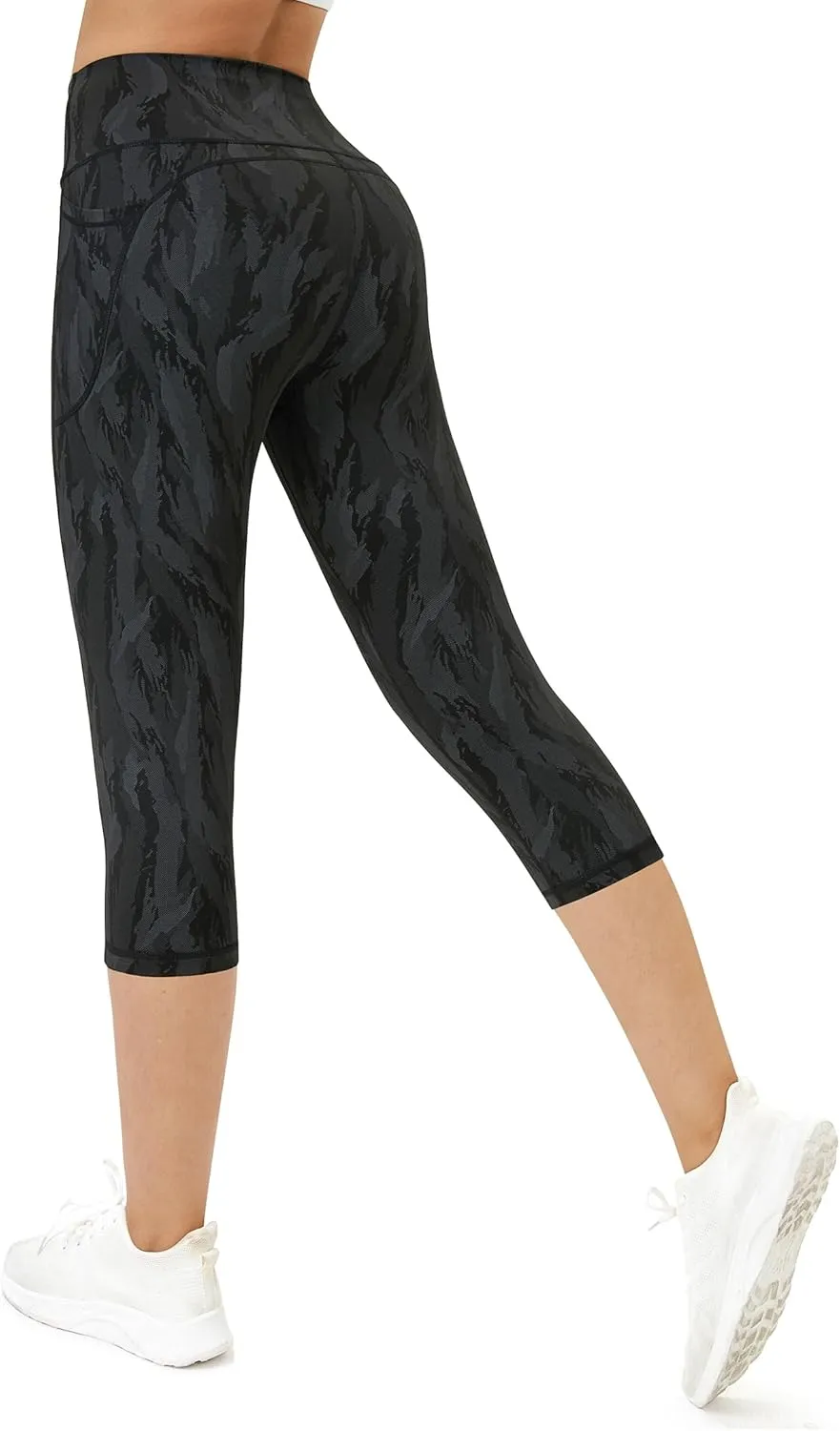 Munvot Womens Leggings Tummy Control Yoga Pants,Capri Leggings for Women high Waisted Leggings
