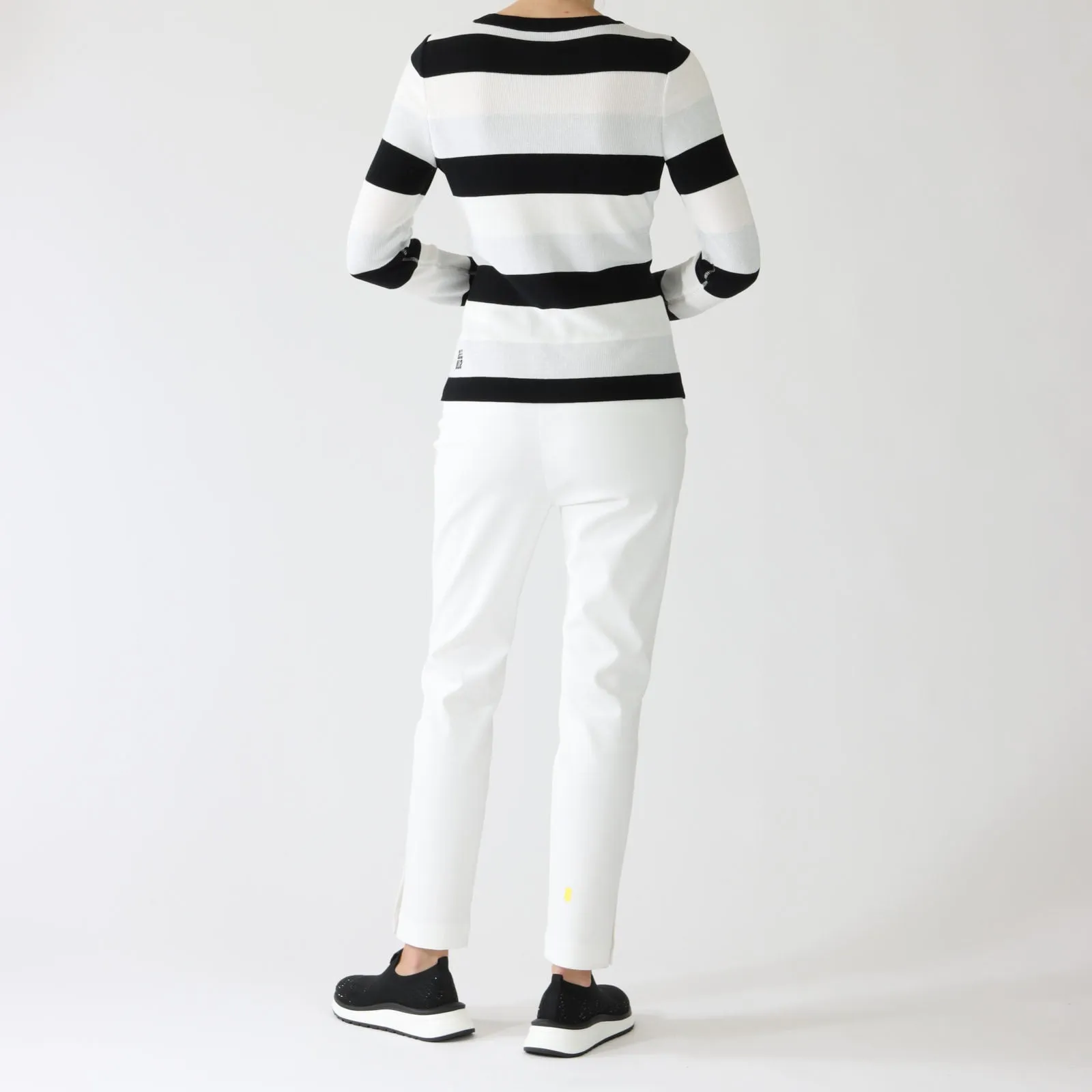 Off White Sports Waistband Sliven Pants