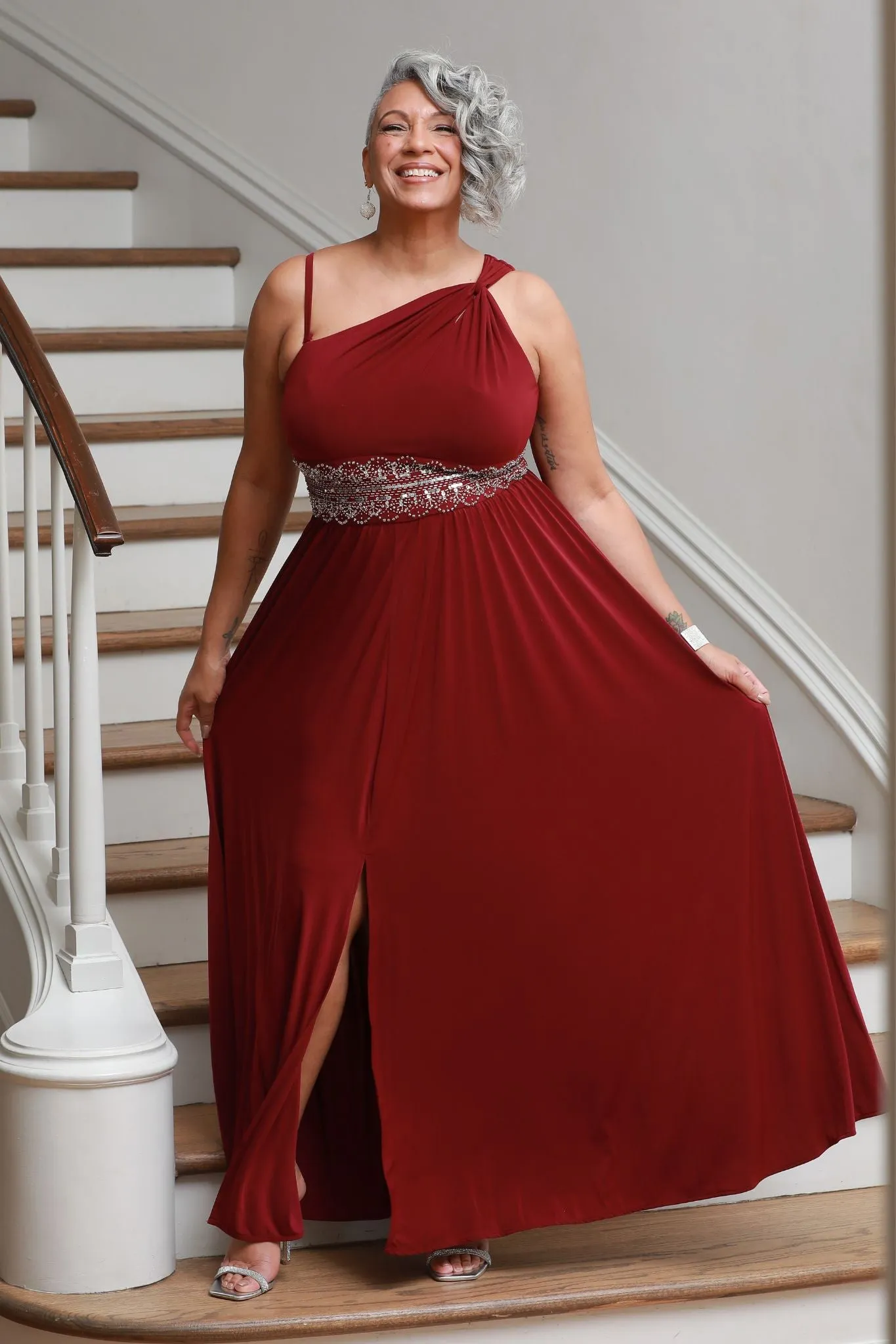 One Shoulder Asymmetrical Dress