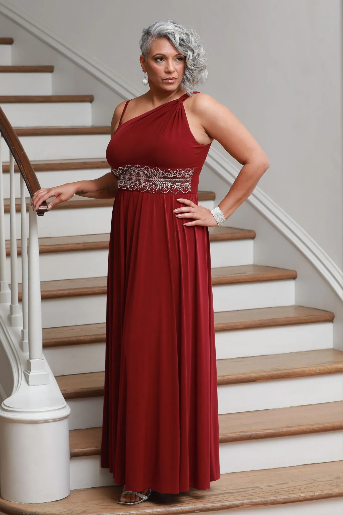 One Shoulder Asymmetrical Dress