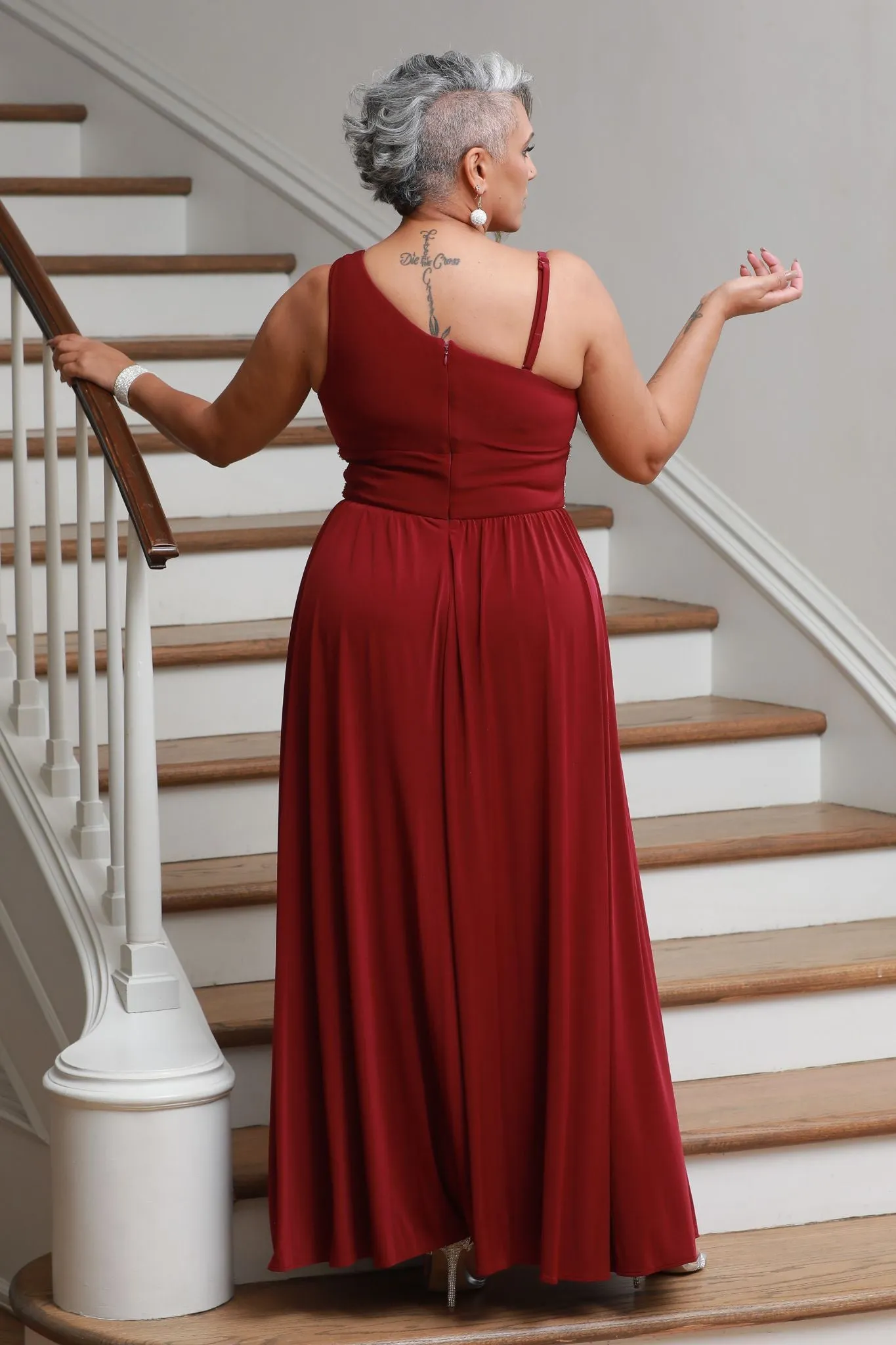 One Shoulder Asymmetrical Dress