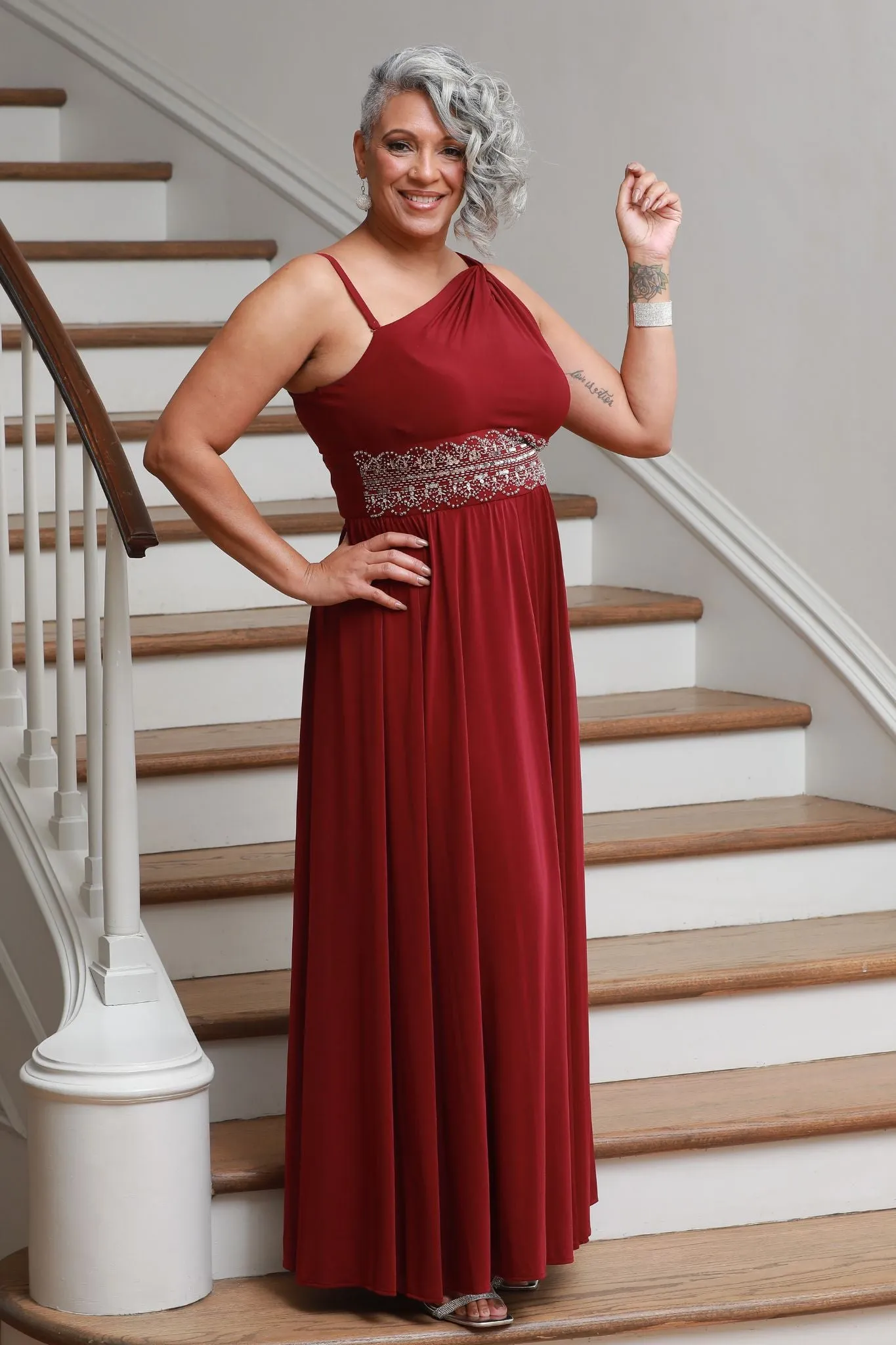 One Shoulder Asymmetrical Dress