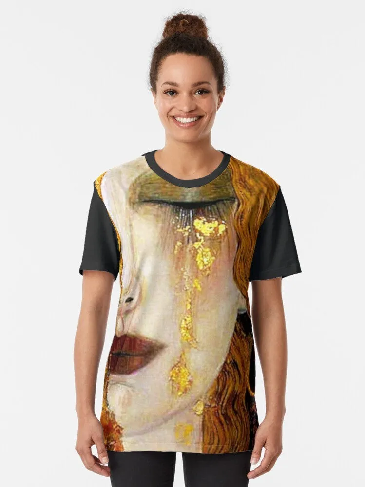 "Freya's Tears" by Gustav Klimt | Art Nouveau Symbolism Graphic T-Shirt