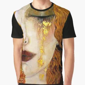 "Freya's Tears" by Gustav Klimt | Art Nouveau Symbolism Graphic T-Shirt
