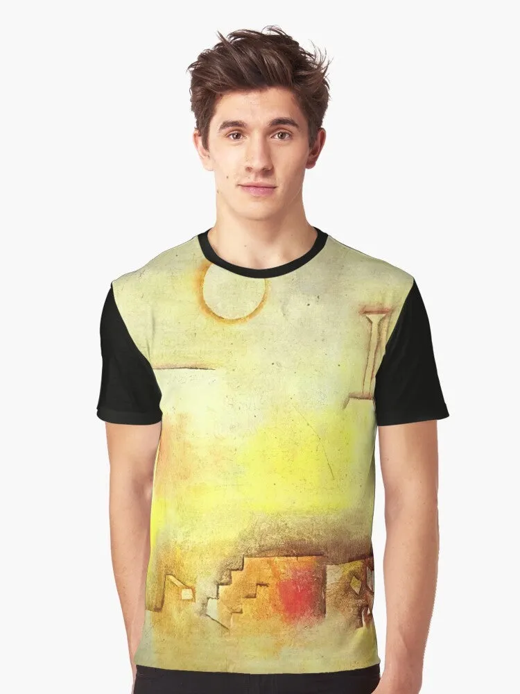 "Paul Klee's 'Castle and Sun' Graphic T-Shirt"