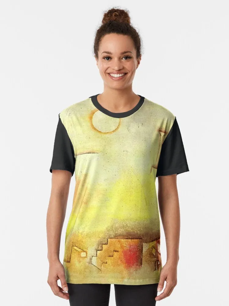 "Paul Klee's 'Castle and Sun' Graphic T-Shirt"