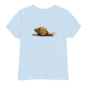 "Watercolor Snail" Snail T-Shirt for Toddlers