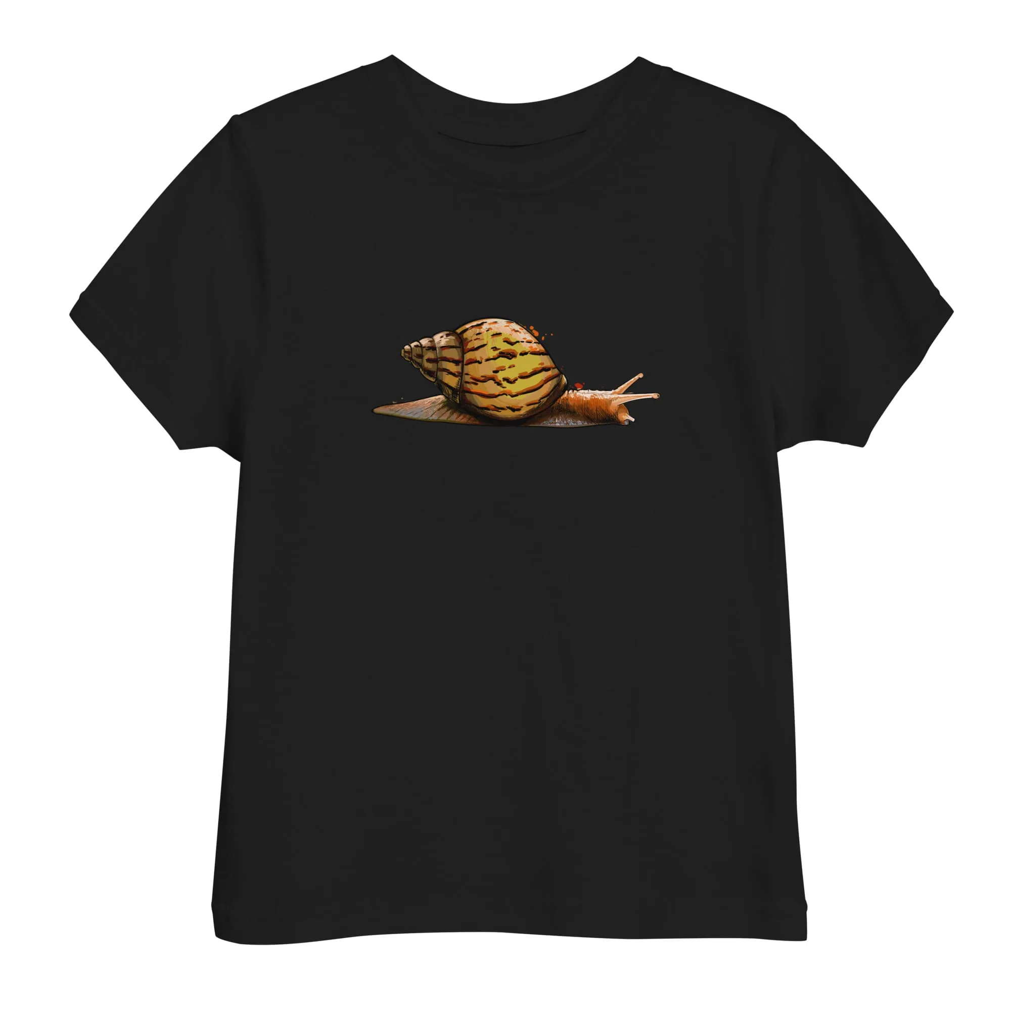 "Watercolor Snail" Snail T-Shirt for Toddlers