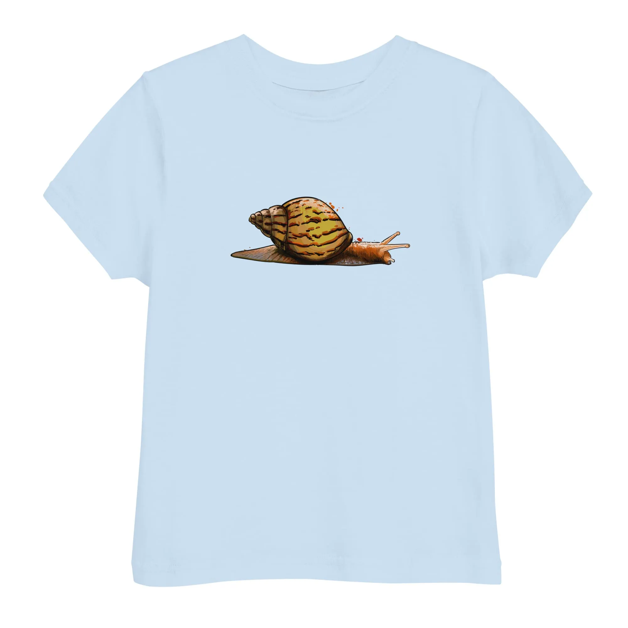 "Watercolor Snail" Snail T-Shirt for Toddlers